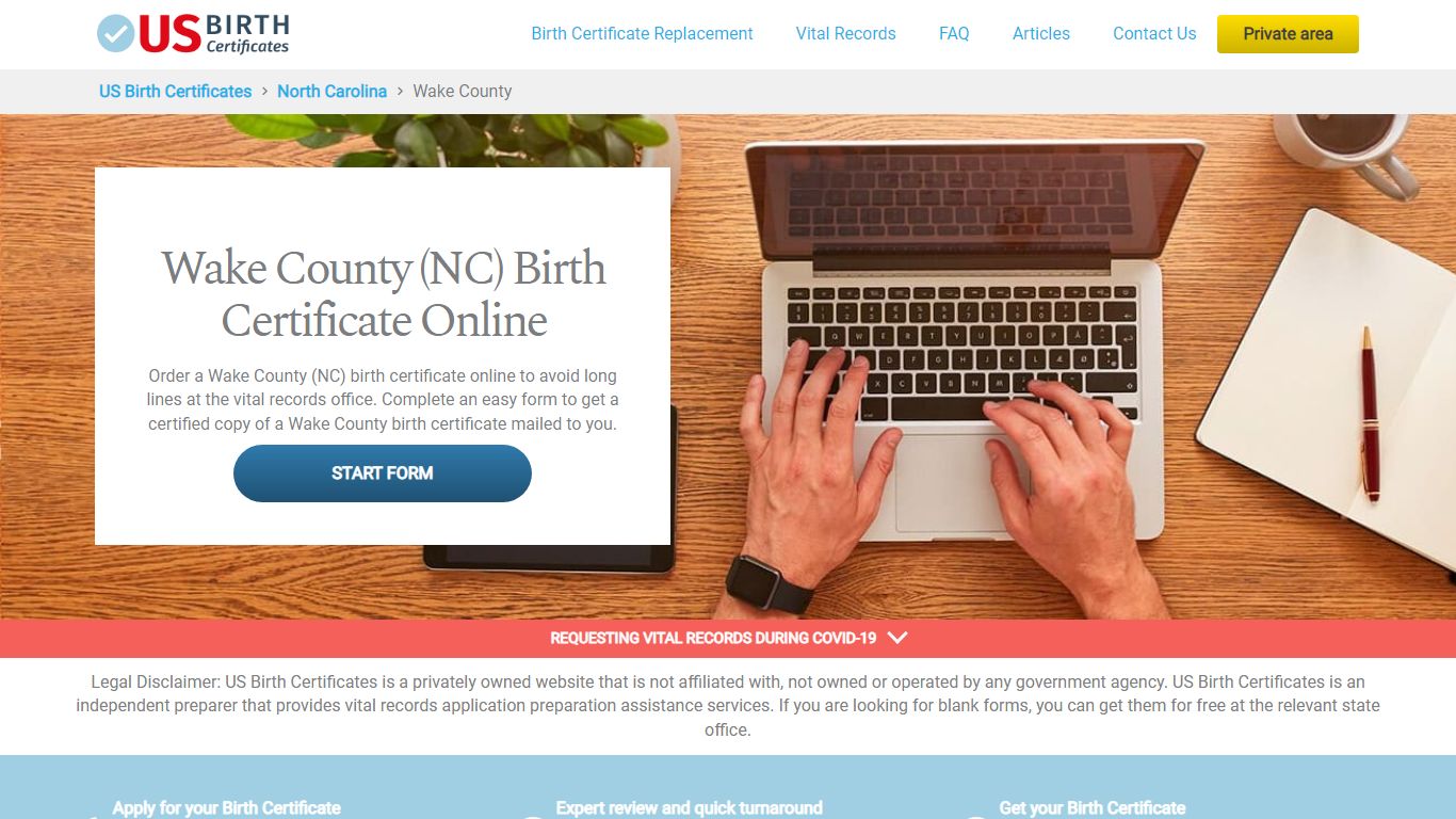 Wake County (NC) Birth Certificate Online - US Birth Certificates